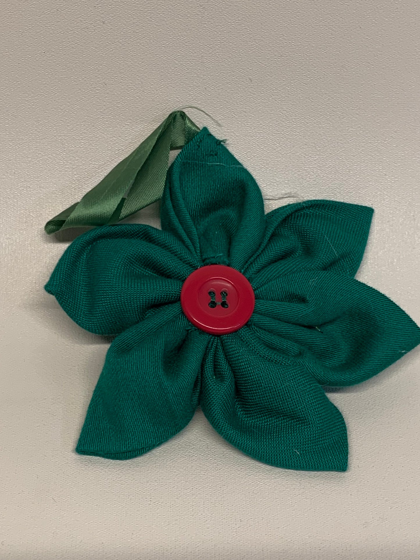 Christmas  Ornament -  Green and Red -  approx. 4.5" Tall