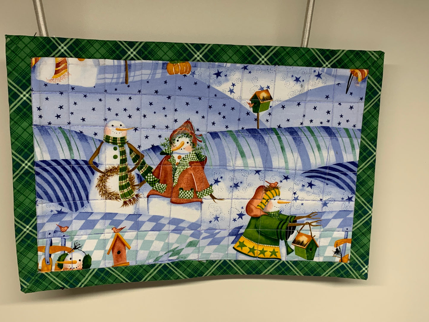 Placemat -Snowmen-   11 1/2" x 17"