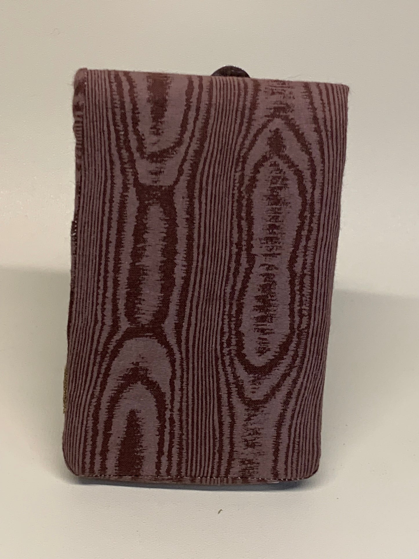 Notebook Cover - 4" X 6" (flips over top) -  Brown Wood grain