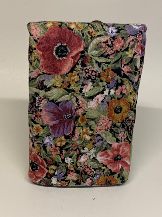 Notebook Cover - 4" X 6" (flips over top) -  Flowers