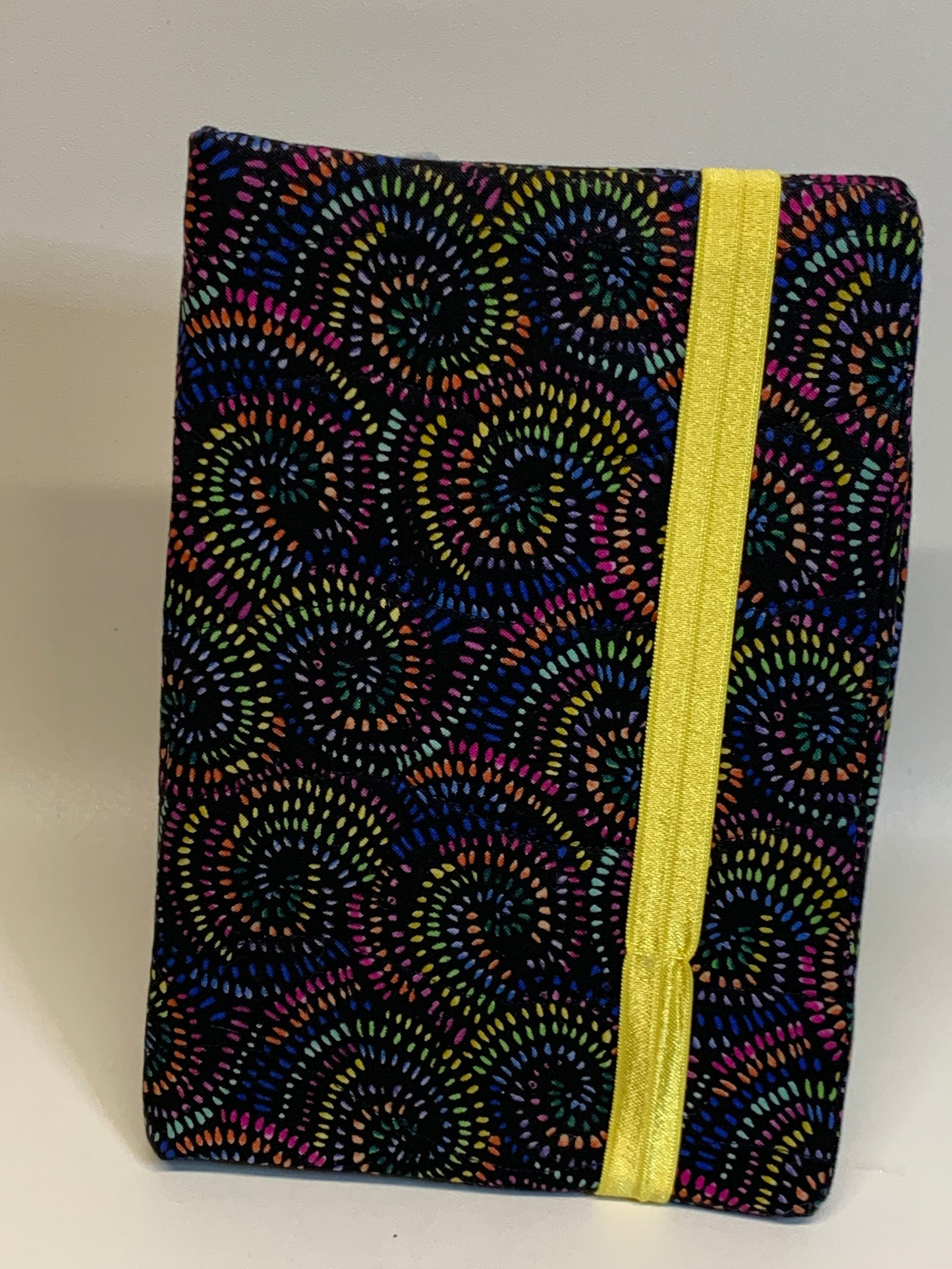 Sketchbook Cover - 6" X 8.5" - Black with multicolor design