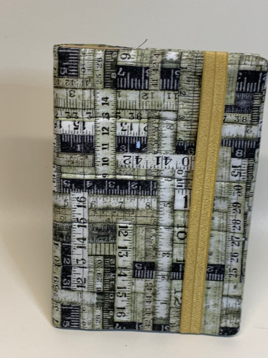 Sketchbook Cover - 6" X 8.5" - Measuring Tapes