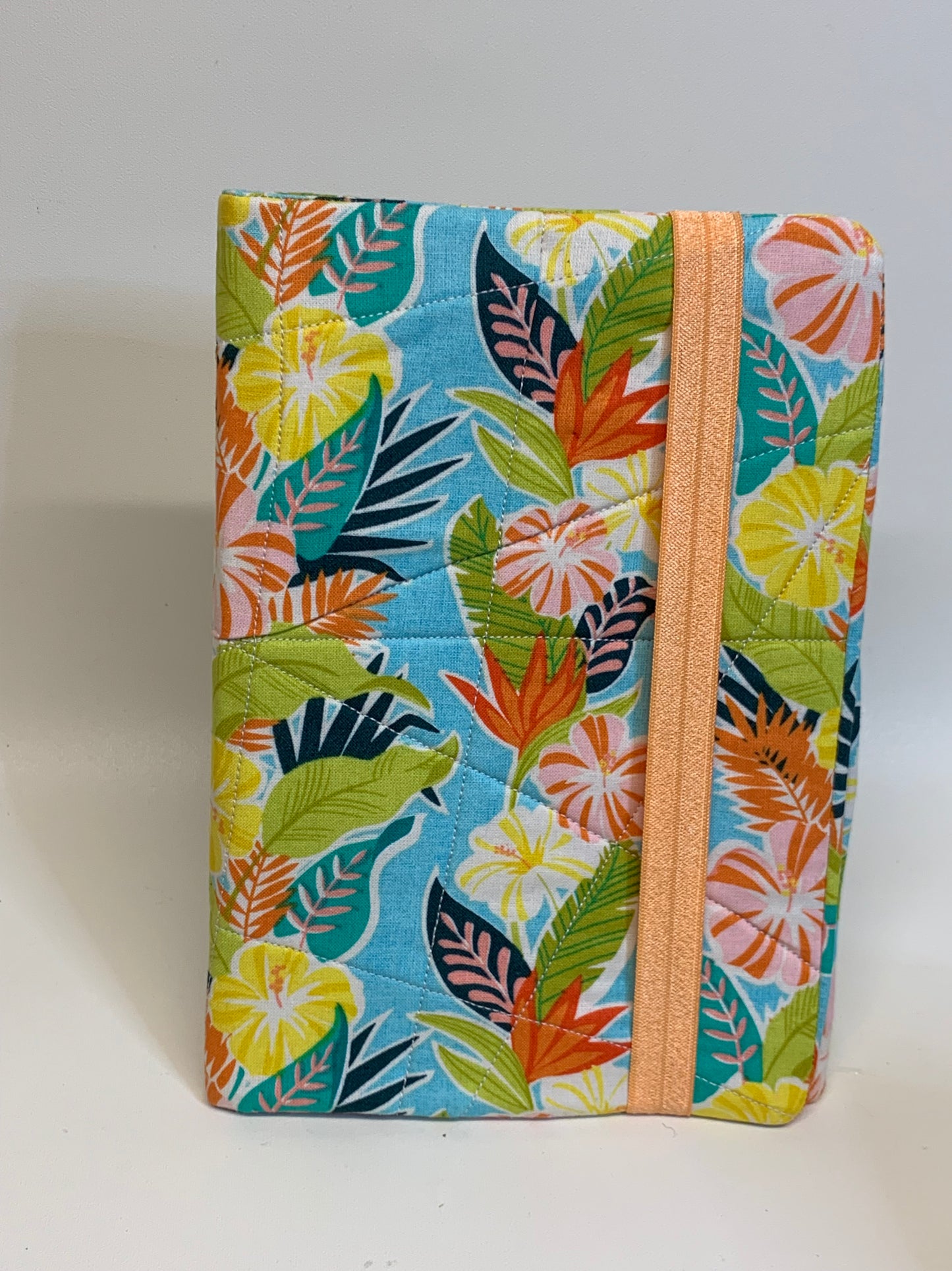 Sketchbook Cover - 6" X 8.5" - Tropical florals