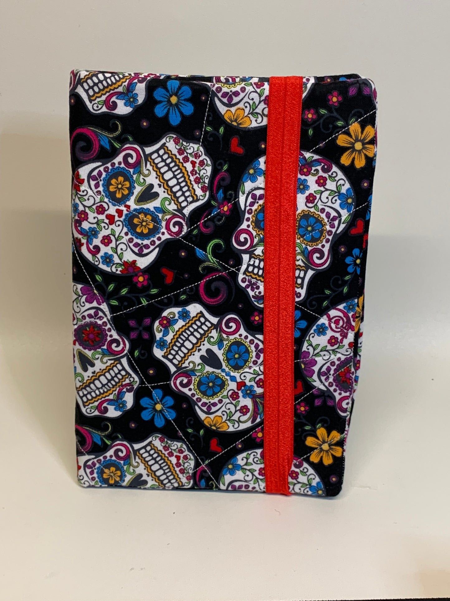 Sketchbook Cover - 6" X 8.5" - Black with skulls