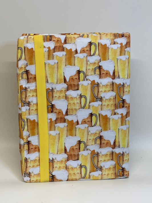 Composition Book Cover - 7.5" X 10.5" - Beer mugs