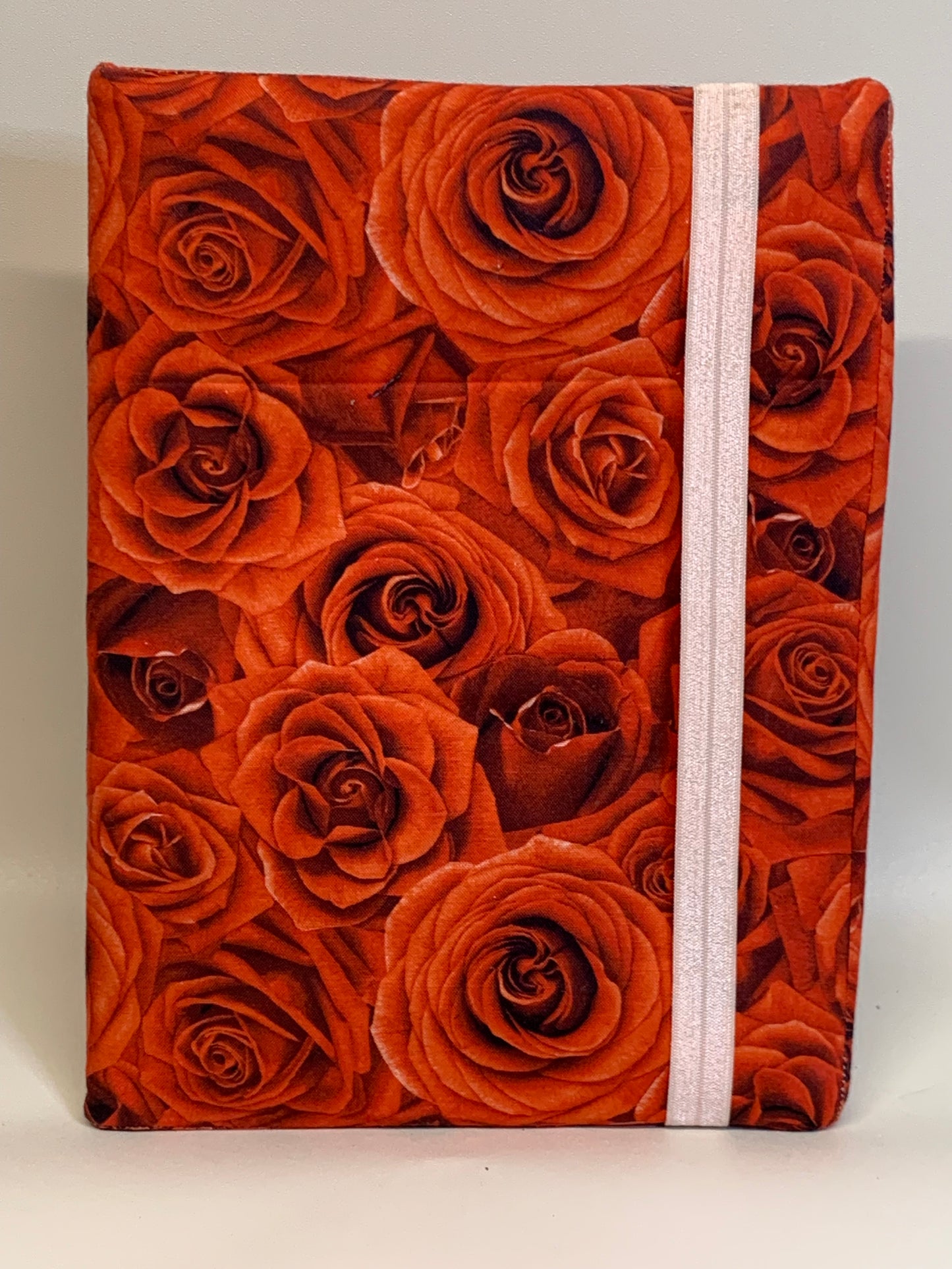 Composition Book Cover - 7.5" X 10.5" - Red Roses