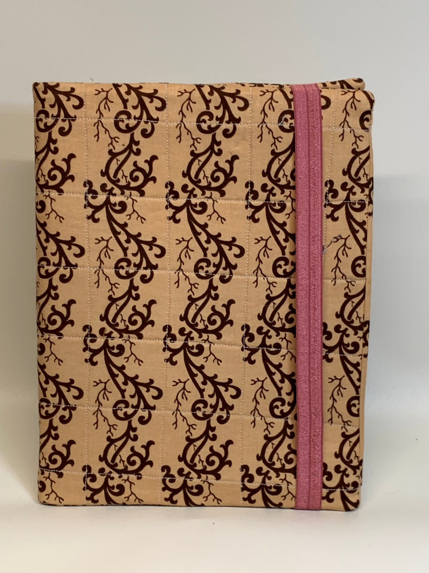 Composition Book Cover - 7.5" X 10.5" - Tan/brown geometric