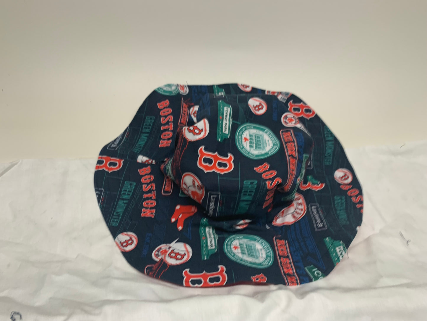 Bucket Hat  - Reversable Designs - Red Sox on side one - Red on the reverse.